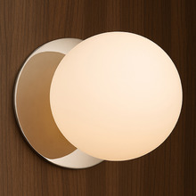 Lassie Opal Frosted Glass Warm White LED Outdoor Wall Light